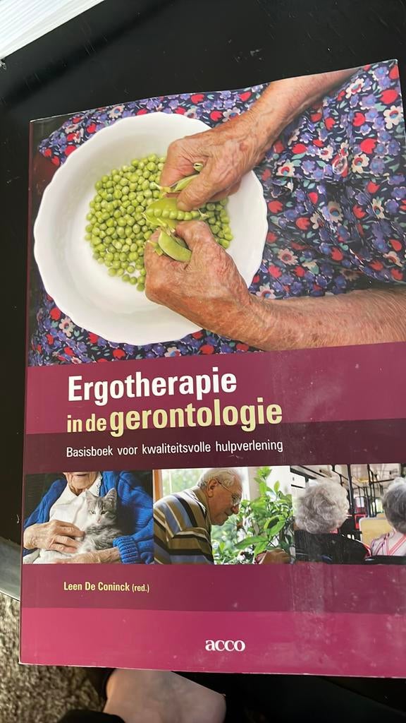 Ergotherapie in de gerontologie, Boeken, Studieboeken en Cursussen, Ophalen of Verzenden, Zo goed als nieuw