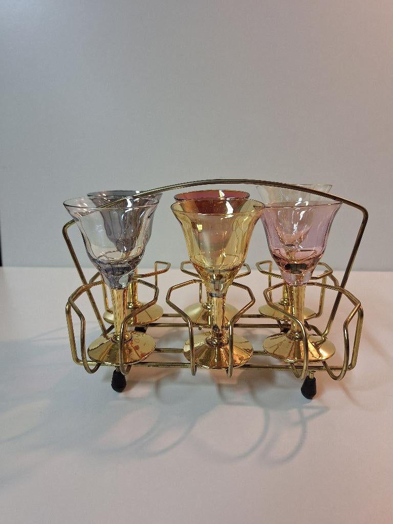 likeur setje Booms glas (nr 1), Ophalen of Verzenden