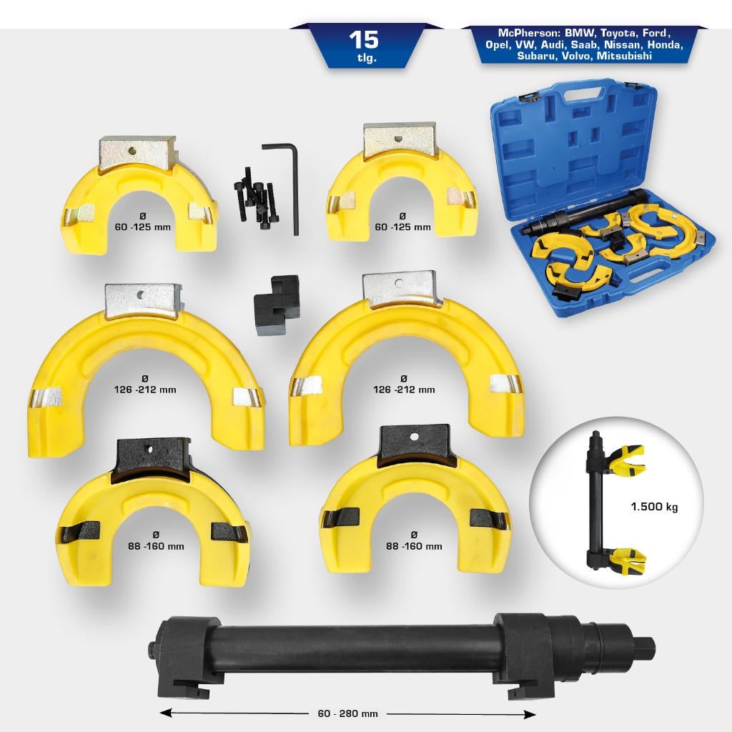 BT651200 | Brilliant Tools veerspannerset 15 dlg, Auto diversen, Autogereedschap, Verzenden, Nieuw
