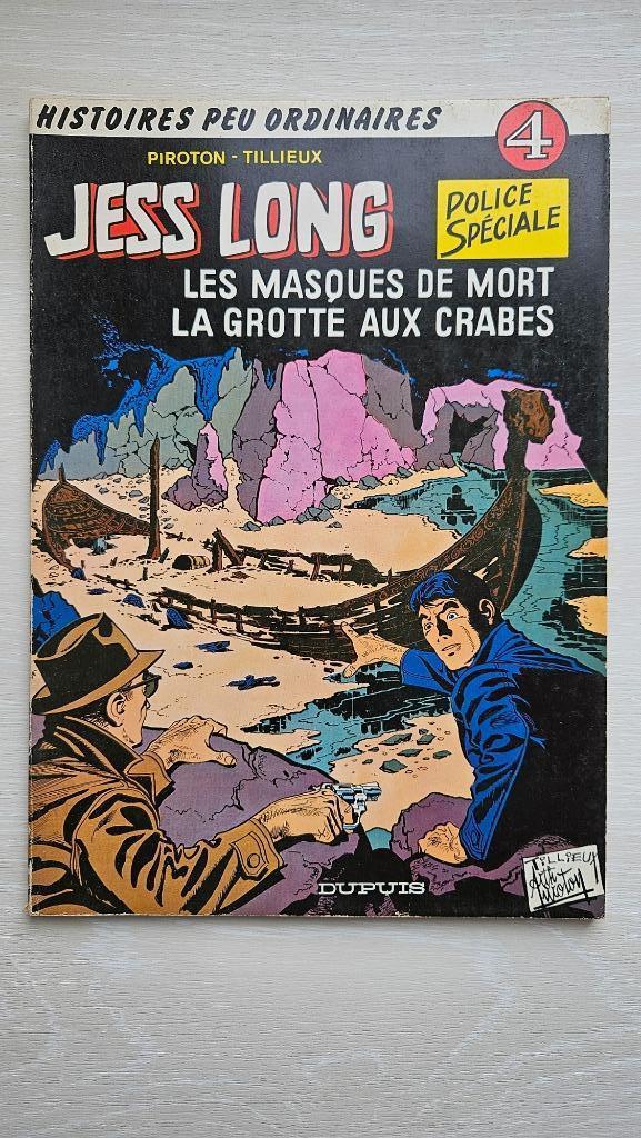 JESS LONG T 4 Masques de mort + grotte aux crabes EO, Boeken, Stripverhalen, Gelezen, Eén stripboek, Verzenden