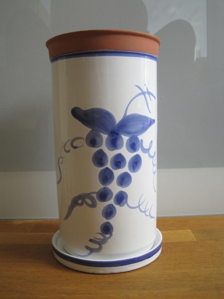 Refroidisseur à vin en terre cuite émaillée blanche, Enlèvement ou Envoi, Neuf, Poterie, Autres types