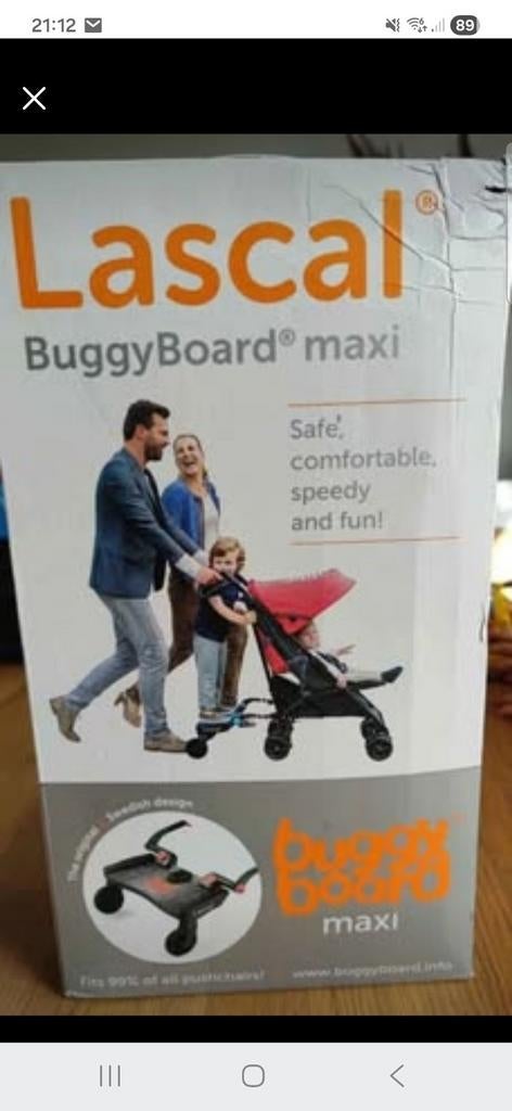 Planche de poussette Lascal Buggy Board Maxi, Enfants & Bébés, Enlèvement ou Envoi, Utilisé