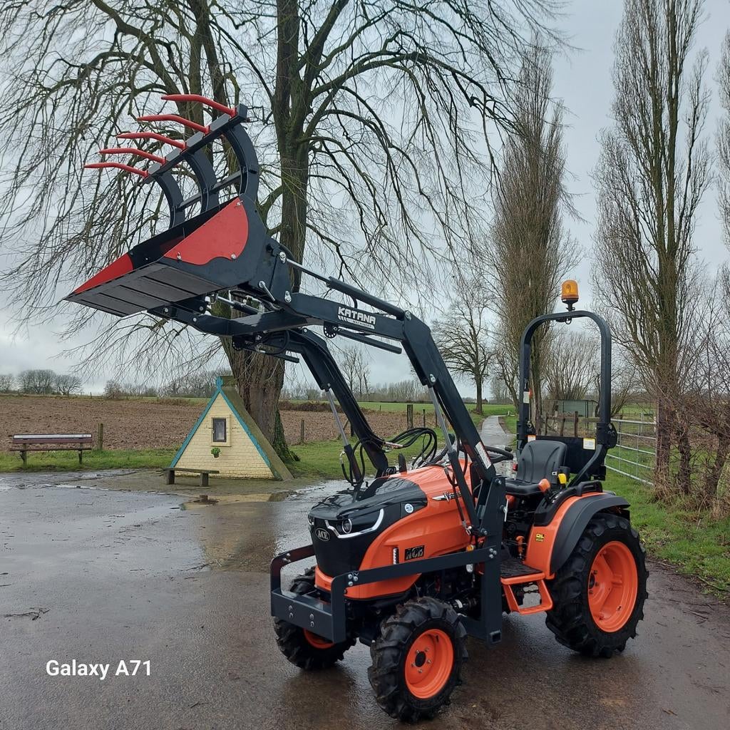 NIEUWE mitsubishi-veer 30pk 4x4 wegtoelating en voorlader!!, Ophalen