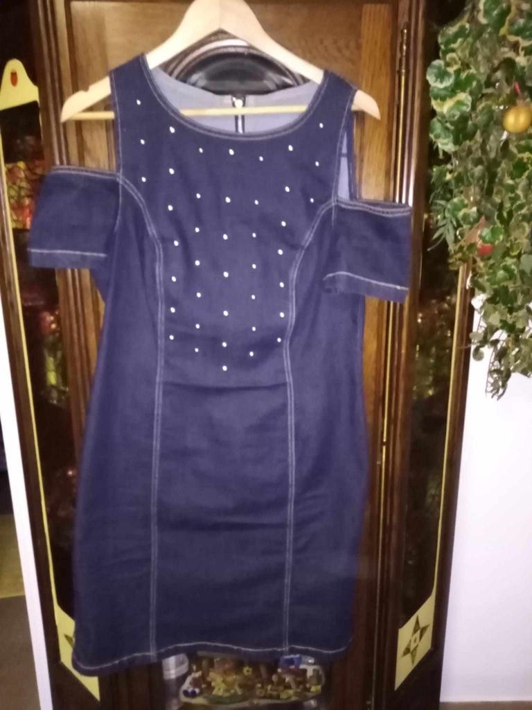 jeanskleed maat46 voor belgie elastisch, Kleding | Dames, Ophalen