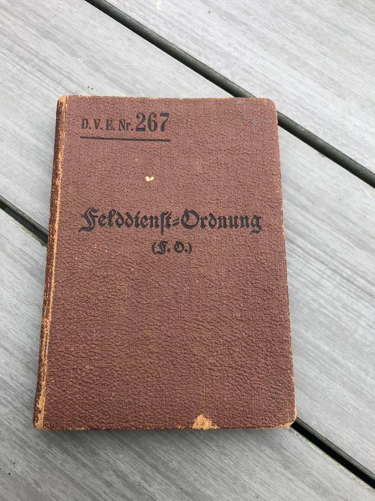 Duits militair boek uit de Eerste Wereldoorlog, Ophalen of Verzenden, Landmacht, Boek of Tijdschrift