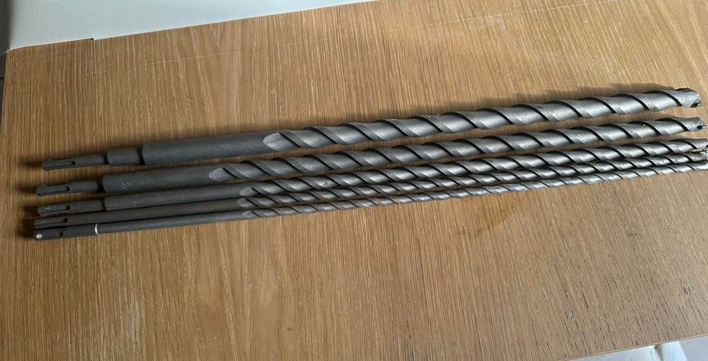 5 stuks betonboren, Ophalen, Gebruikt