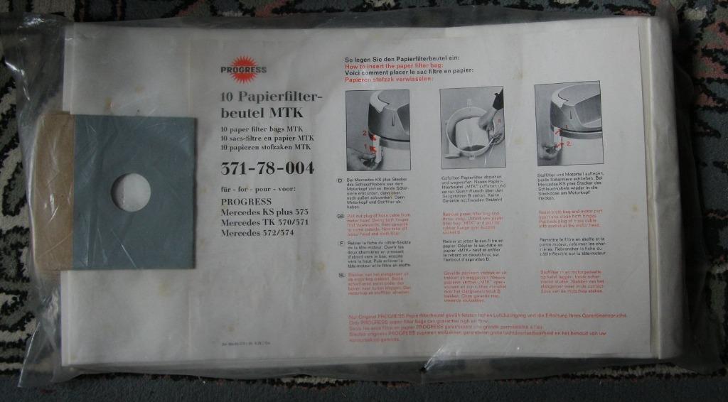 stofzuigerzakken Progress, Elektronische apparatuur, Ophalen of Verzenden, Nieuw, Stofzuiger