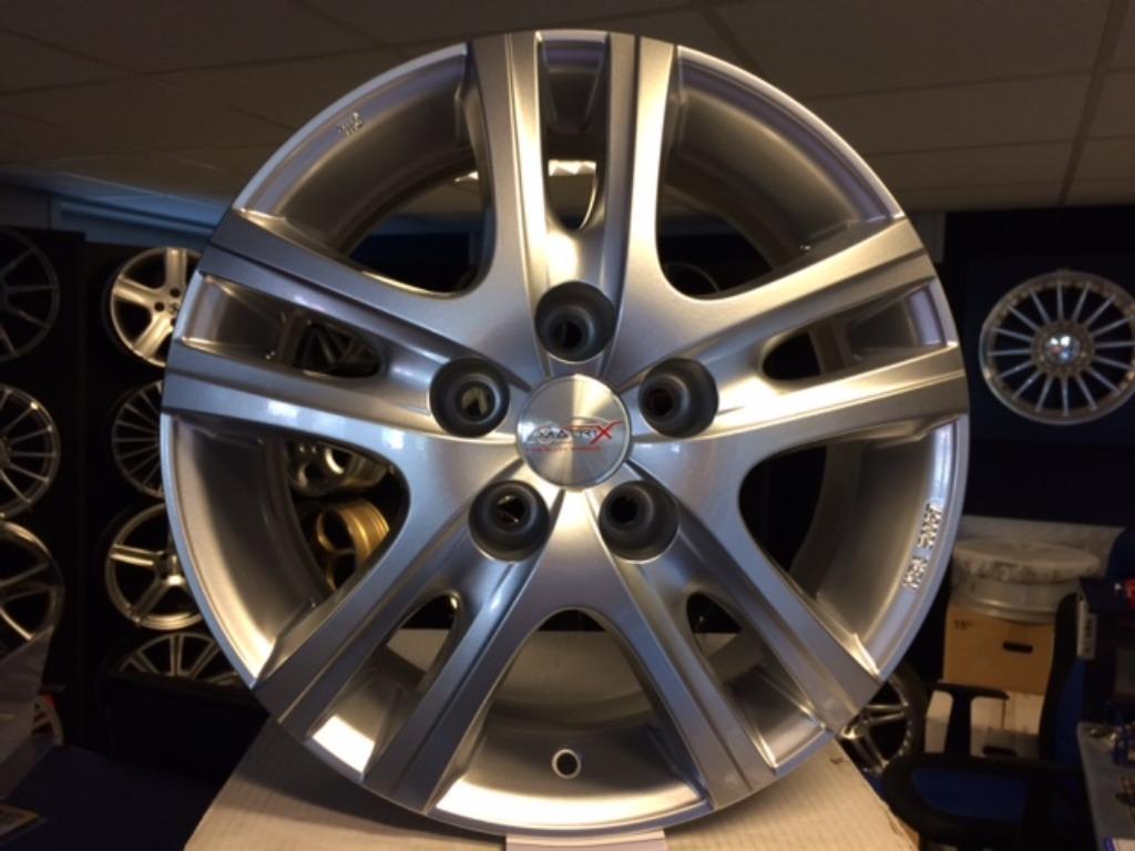 IN STOCK: NIEUWE set 16 inch 5x114.3 alu sportvelgen, Neuf, Enlèvement ou Envoi, 16 pouces, Pneus été