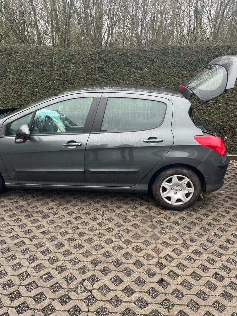 Peugeot 308, Auto diversen, Ongevalwagen, Ophalen, 1397 cc, Zilver of Grijs, Benzine