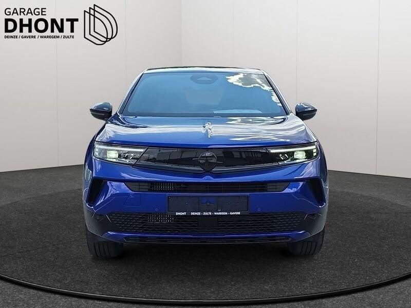 Opel Mokka GS - 1.2 MHEV - Automaat eDCT - 145PK, Auto's, Opel, Gebruikt, 1199 cc, Blauw, Leder en Stof