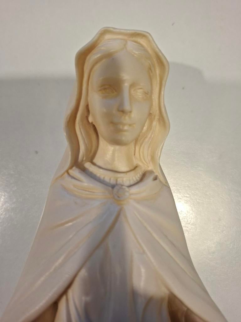 Présentoir cadeau en marbre ivoire Madonna de 30 cm de haut., Antiquités & Art, Enlèvement ou Envoi