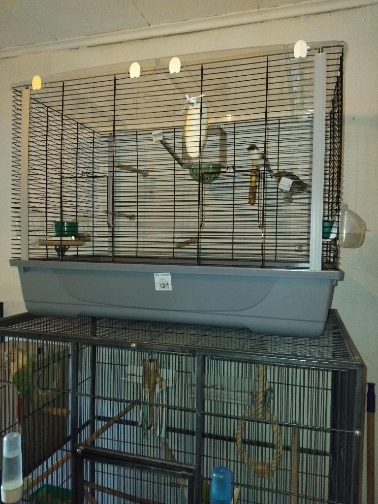 Grande cage  a vendre, Animaux & Accessoires, Enlèvement, Comme neuf, Métal, Cage à oiseaux