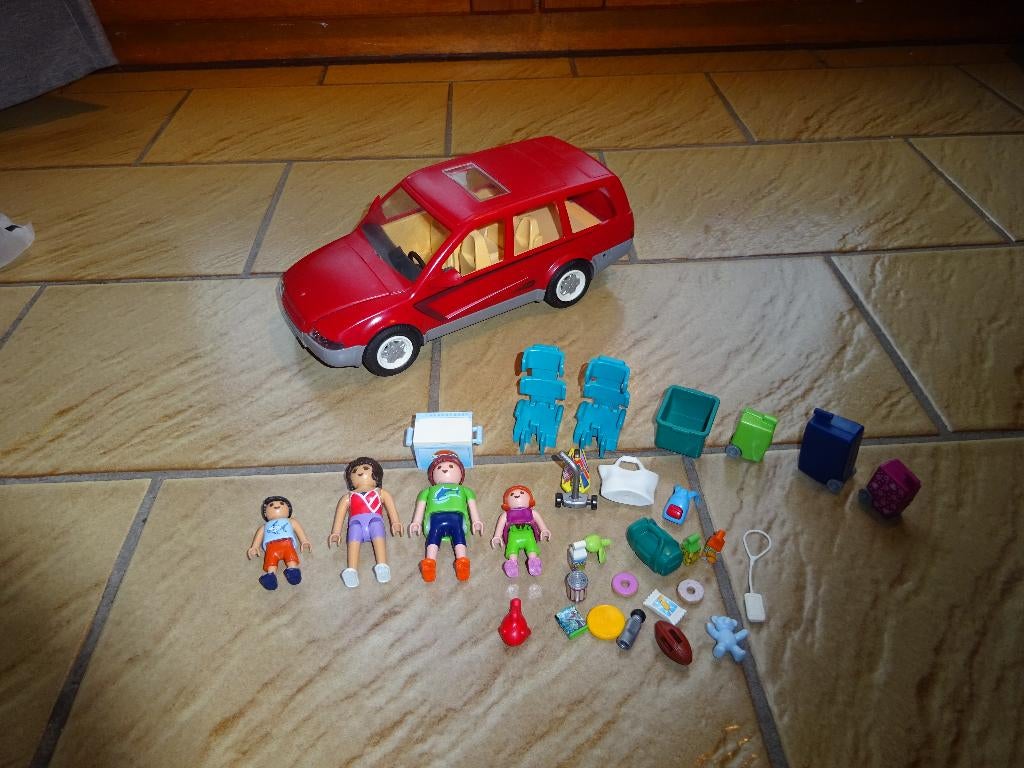 Voiture familiale Playmobil, Enlèvement ou Envoi, Comme neuf, Ensemble complet