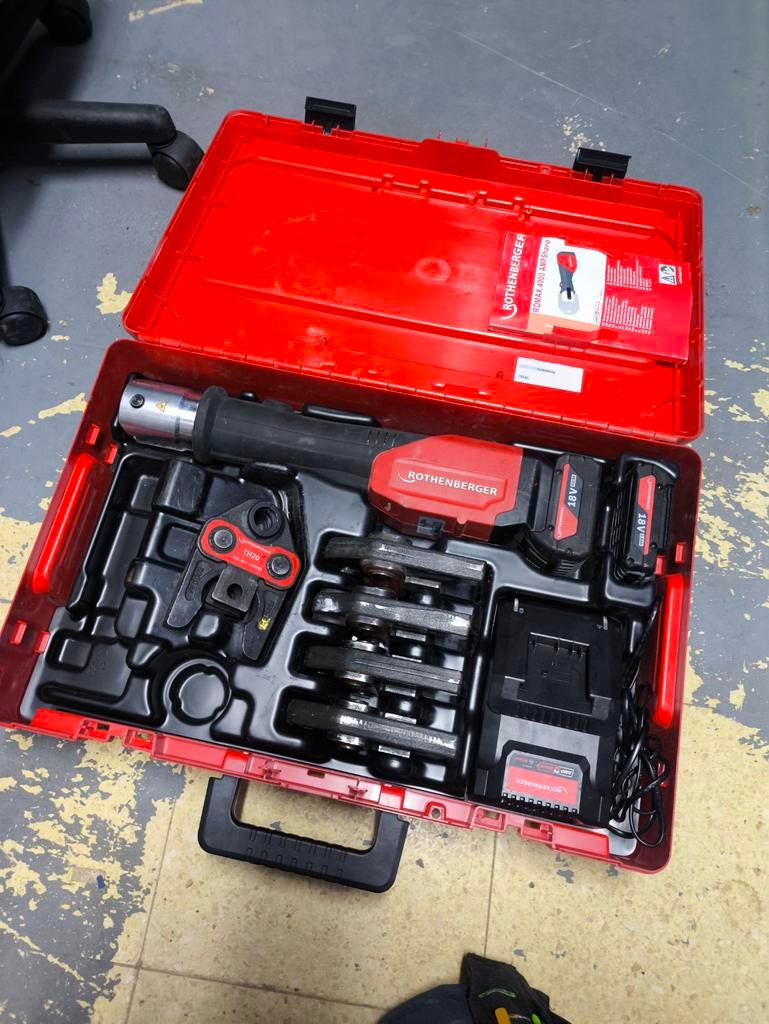 Rothenberger Romax 4000 persmachine in zo goed als nieuwe st, Enlèvement, Comme neuf, Cuivre, Autres types