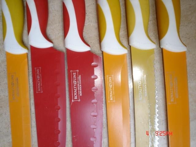 swiss line 6 nieuwe keukenmessen, Huis en Inrichting, Ophalen of Verzenden, Nieuw, Inox of Chroom, Los bestek