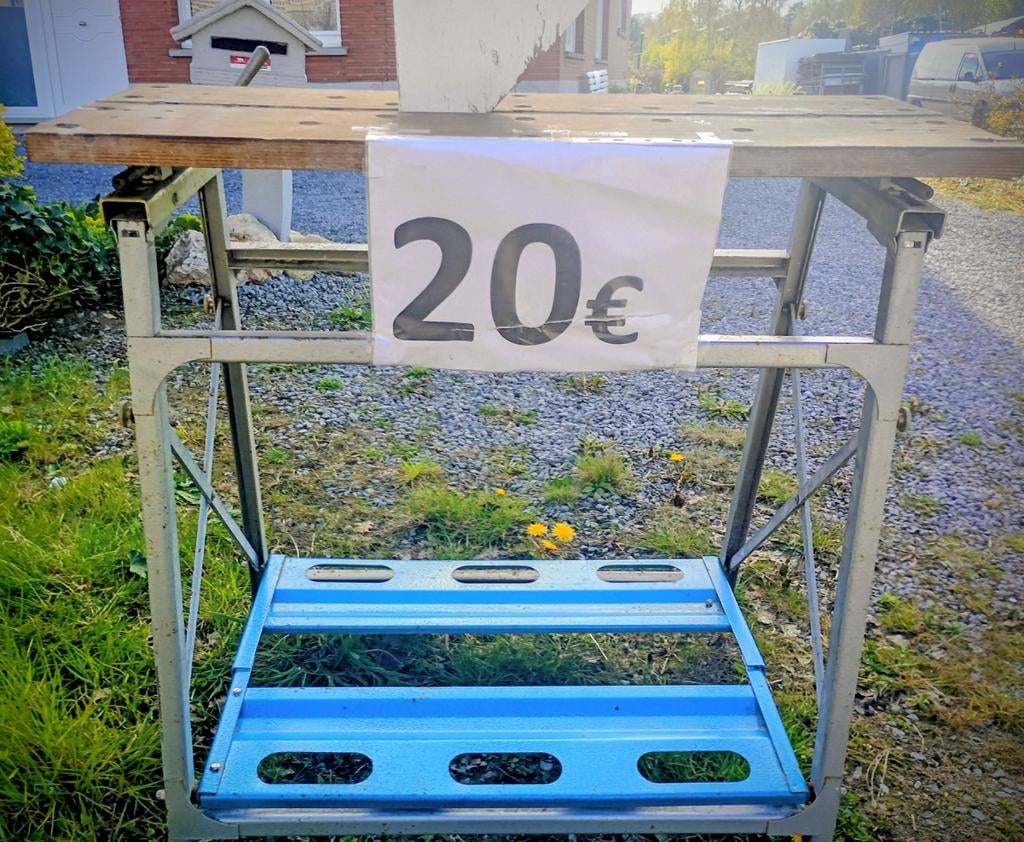 Onverslijtbare werkbank Beter dan Workmate. Molenstede Diest, Doe-het-zelf en Bouw, Werkbanken, Ophalen, Zo goed als nieuw, Bankschroef