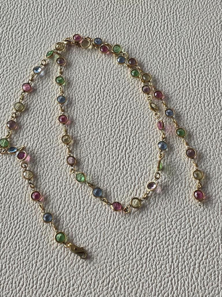 Collier Bezel met uraniumglas, Ophalen of Verzenden