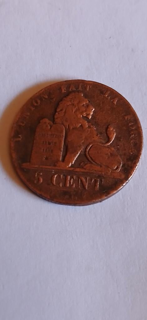 5 centimes Léopold premier 1837, Enlèvement ou Envoi