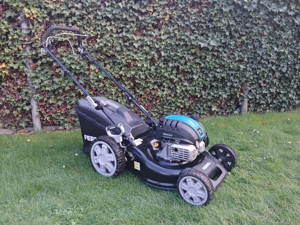 Grasmaaier benzine zelftrekker, Jardin & Terrasse, Tondeuses à gazon, Tondeuse rotative, Enlèvement, Sac de ramassage, Tondeuses à gazon à essence