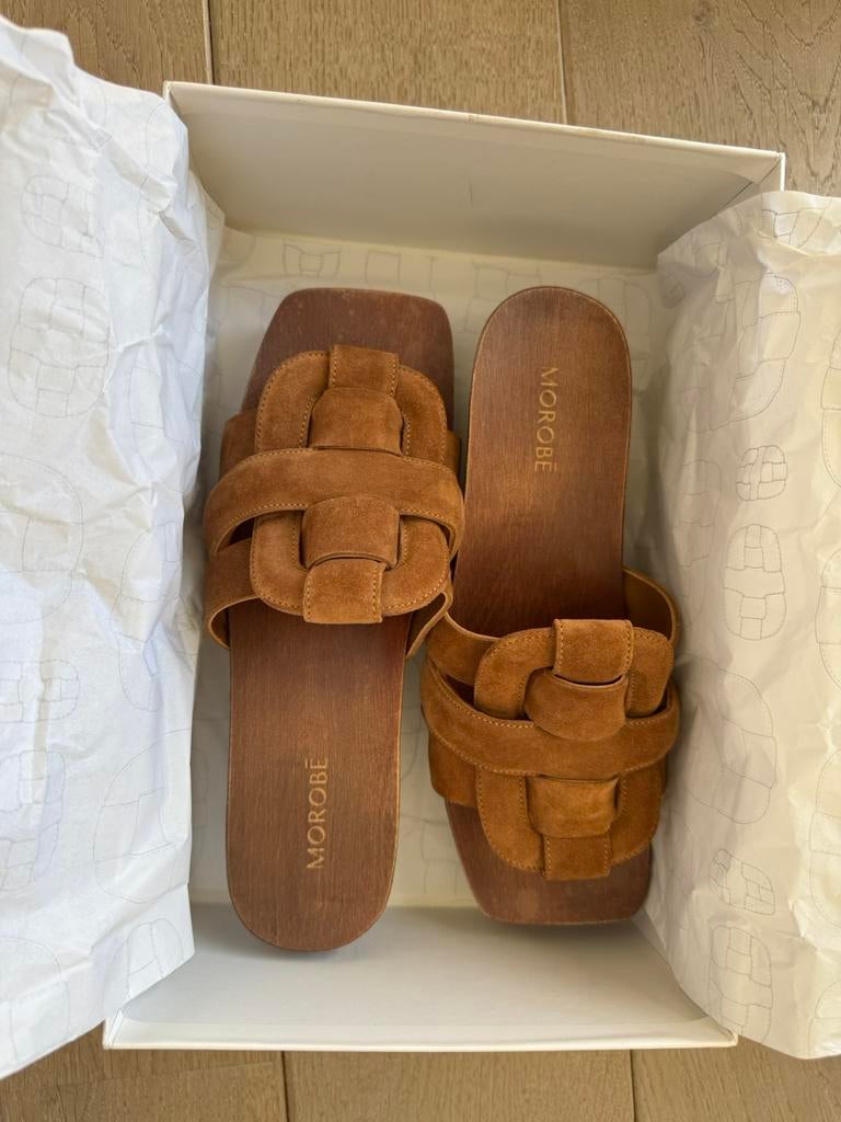 Morobe Twiggy, Kleding | Dames, Schoenen, Bruin, Overige typen, Ophalen of Verzenden, Gedragen