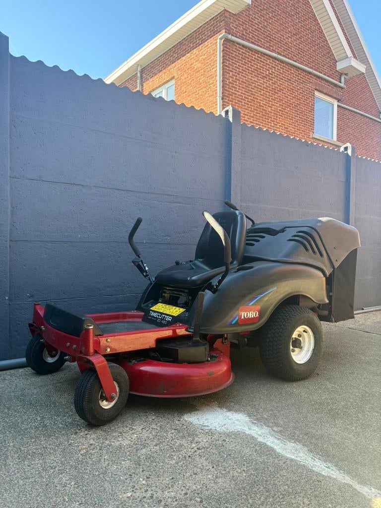 Toro Timecutter ZD420, Tuin en Terras, Zitmaaiers, Zo goed als nieuw, 90 tot 120 cm, Elektrische starter, Mulchfunctie, Opvangbak