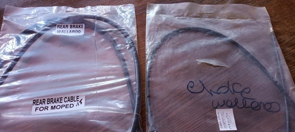 Wallaroo, câble choke et frein arrière, Ophalen