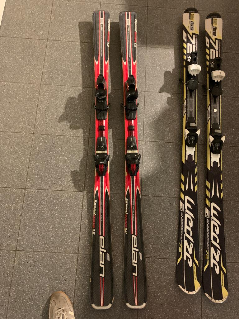 Skilatten + bindingen, Autres marques, Skis, 140 à 160 cm, Enlèvement