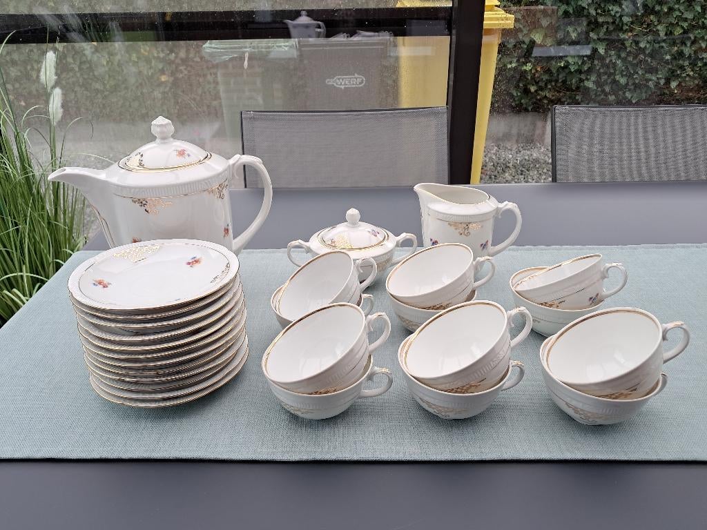 te koop : mooi en compleet koffieservies, Antiek en Kunst, Antiek | Servies compleet, Ophalen
