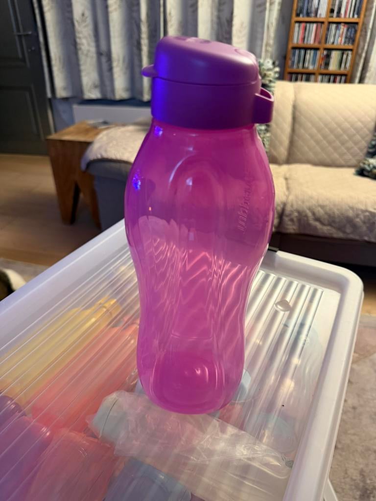Tupperware drinkfles 1,5 l, France, Tupperware, Paars, Overige typen