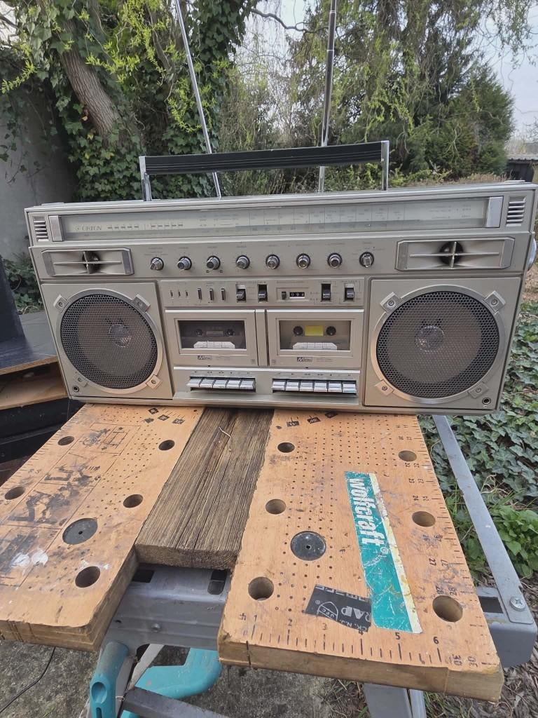ORION STR 900 - Boombox ghettoblasterradio - Dubbele tape, Audio, Tv en Foto, Ophalen of Verzenden, Gebruikt, Radio