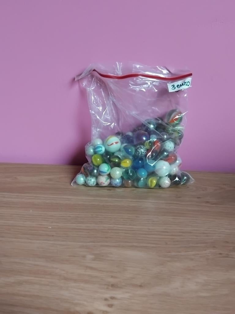 Grote zak knikkers (Verschillende kleuren en maten), Ophalen, Nieuw