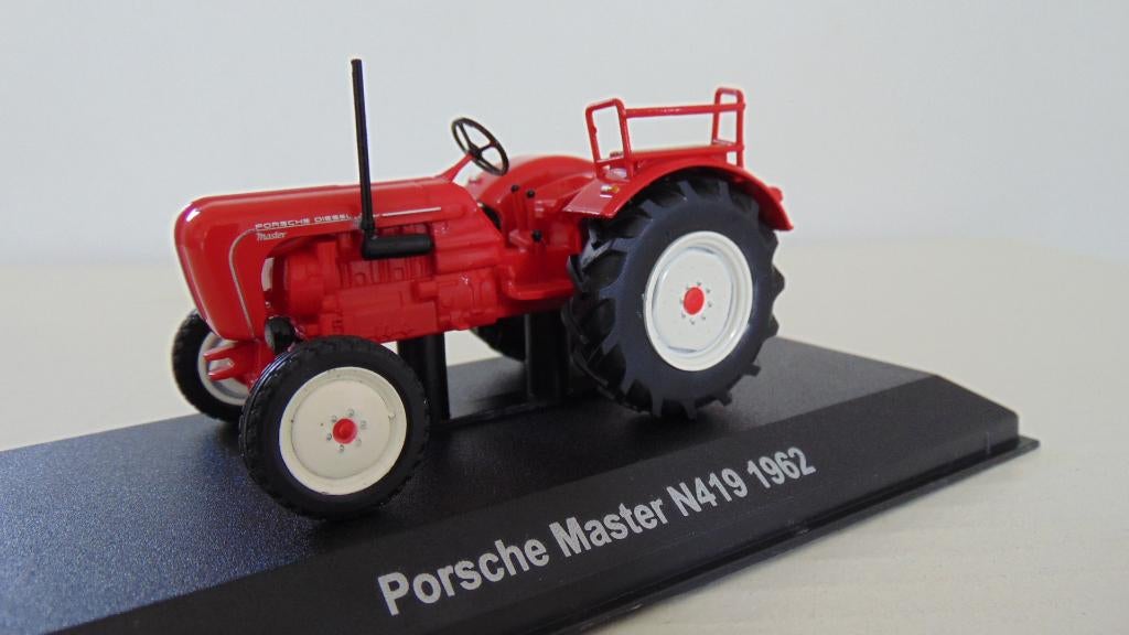 Tracteur modèle Hachette Porsche Master N419 - 1962 - 1/43, Enlèvement ou Envoi, Comme neuf, Tracteur et Agriculture, Autres marques