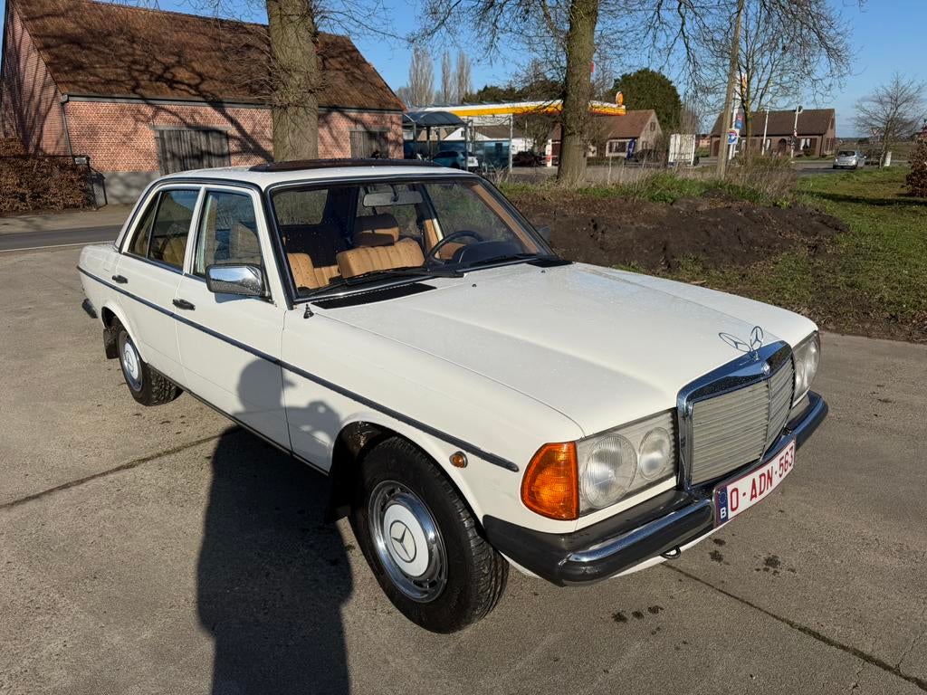 Mercedes-Benz W123 240D Automaat Blanco, Automaat, Achterwielaandrijving, Beige, Wit