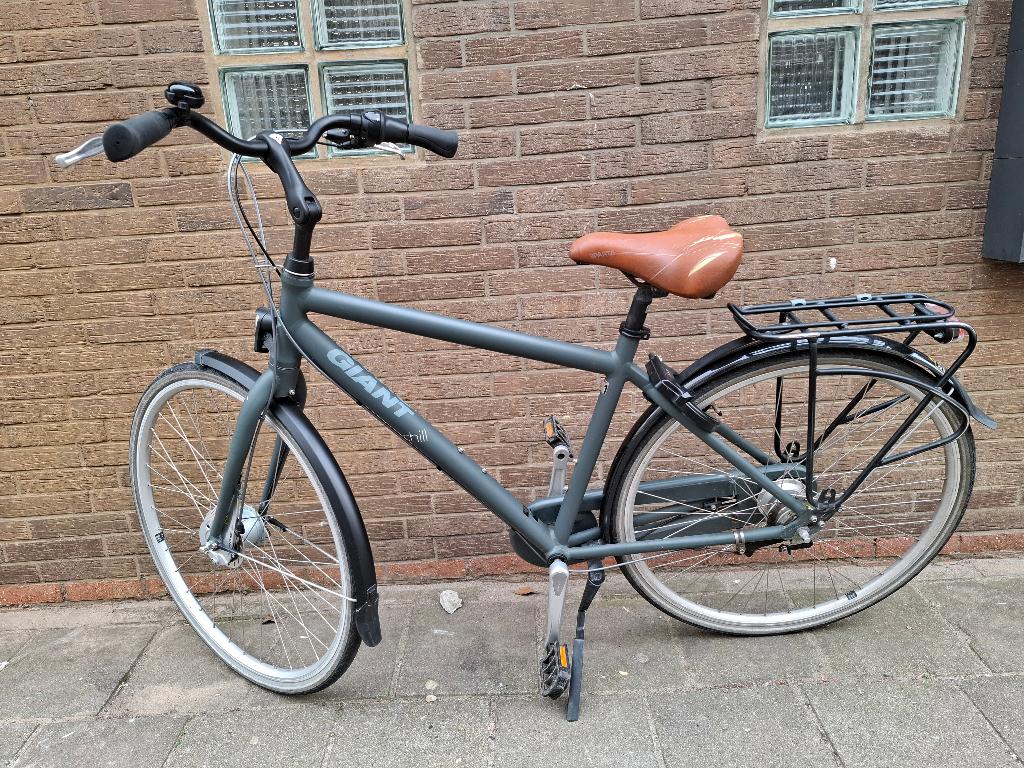 Jongensfiets Giant Chill M - grijs - 26'' - naaf 7 speed, Ophalen, Gebruikt, Versnellingen, Giant