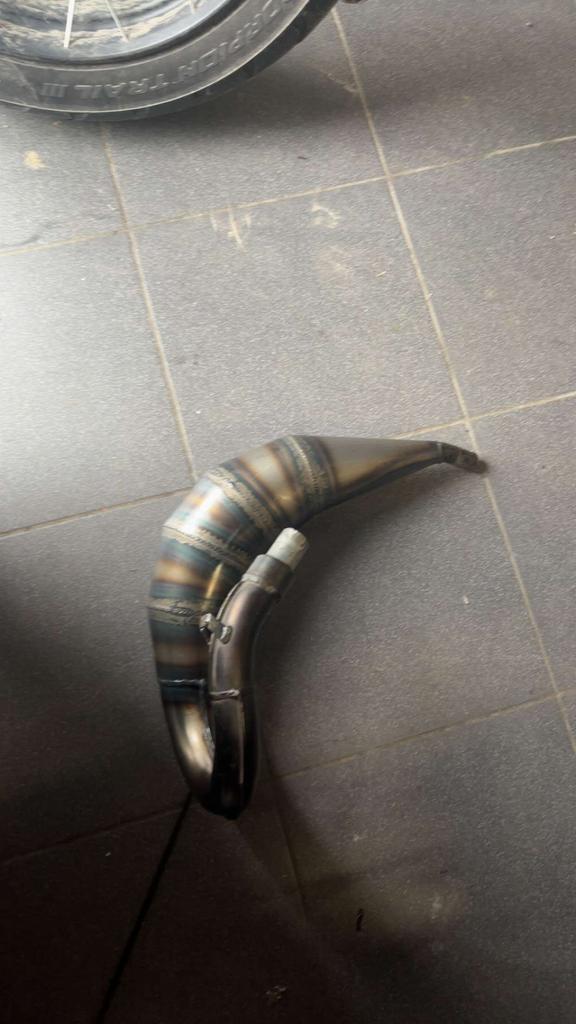 Voca voorbocht 50-70cc, Fietsen en Brommers, Brommeronderdelen | Algemeen, Ophalen, Zo goed als nieuw, Uitlaat