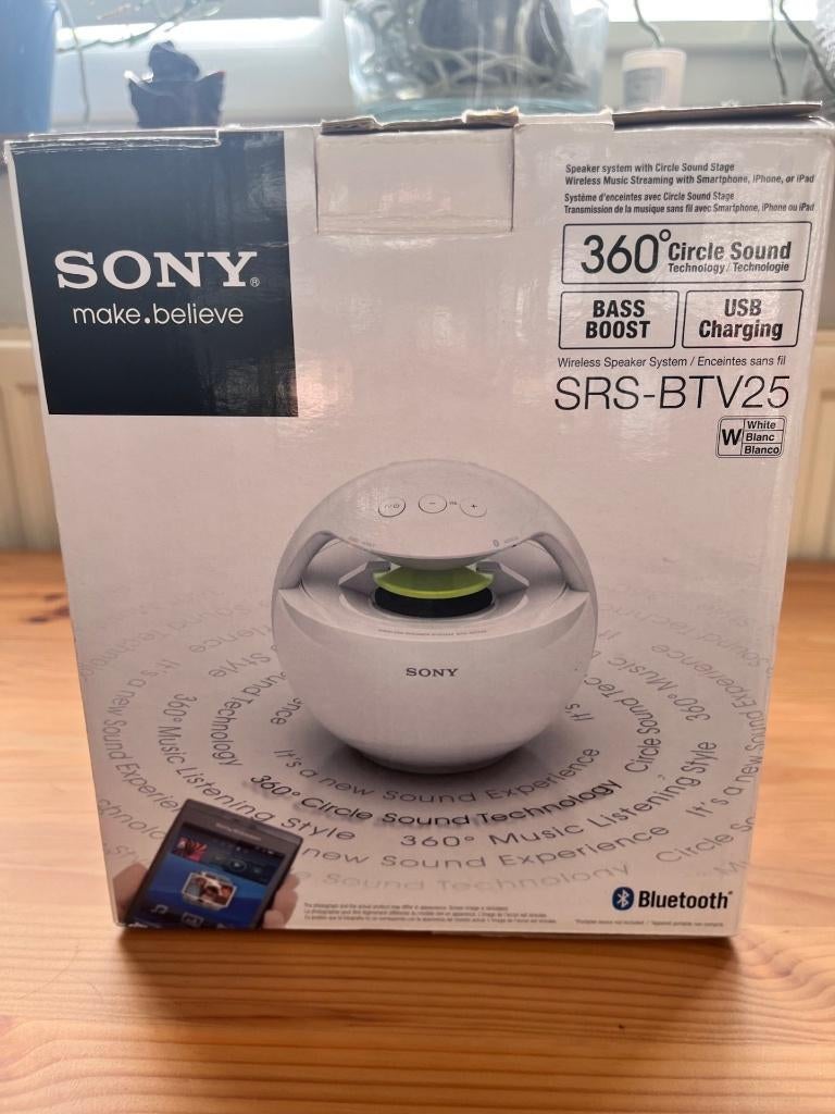 SRS-BTV25, de muzikale sfeer, Audio, Tv en Foto, Luidsprekerboxen, Ophalen of Verzenden, Zo goed als nieuw, Sony, Minder dan 60 watt