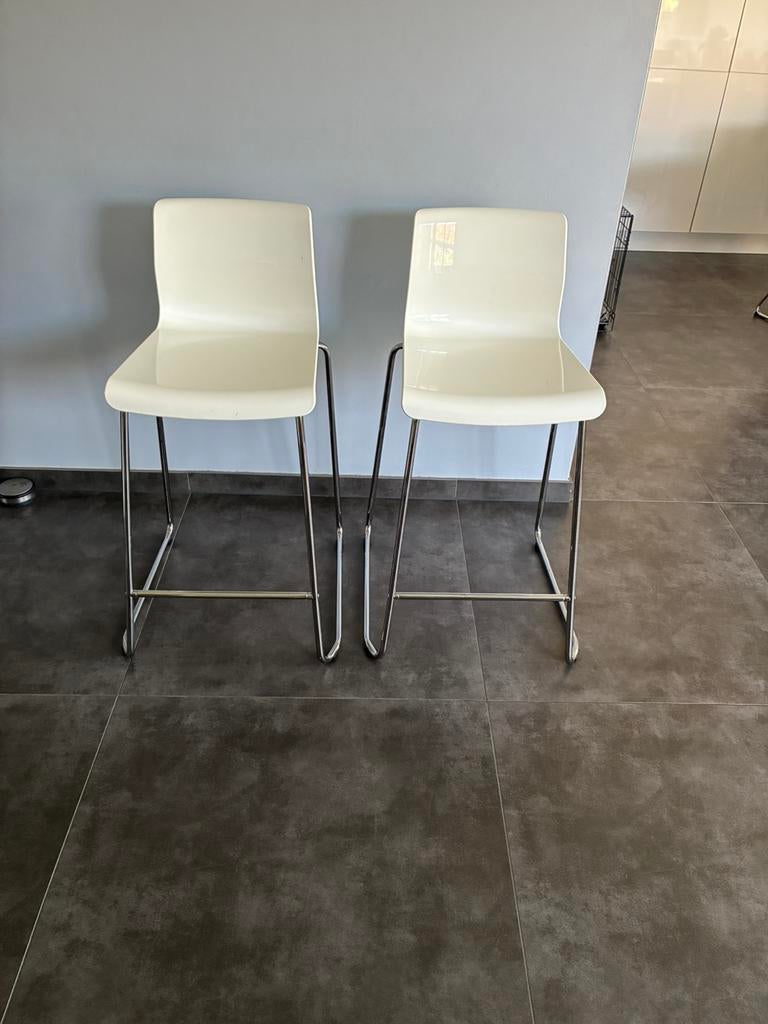 Ensemble de tabourets de bar, Maison & Meubles, 2 tabourets, Synthétique, Enlèvement, Utilisé