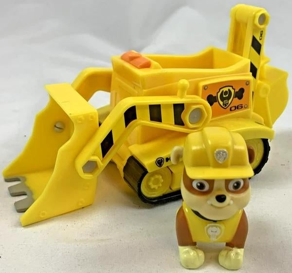 Paw Patrol Rubble Bulldozer Voertuig Pop-Out Tools, Verzenden, Zo goed als nieuw