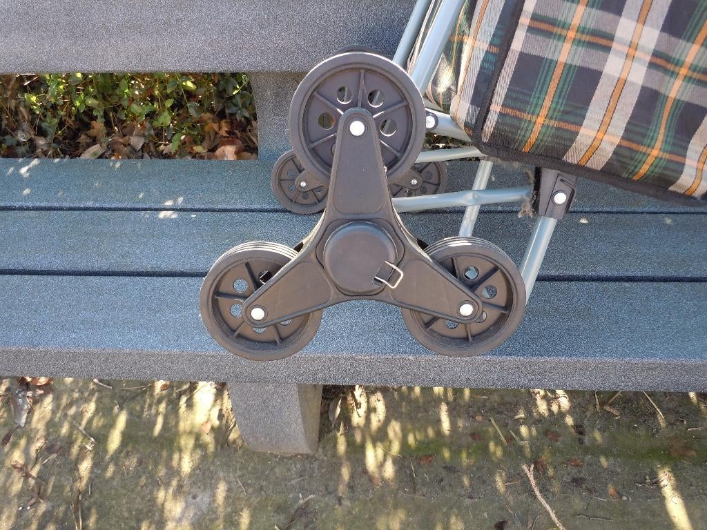 Fantastisch gemakkelijk boodschappen-wagentje, 35 à 45 cm, Comme neuf, Enlèvement, Roulettes