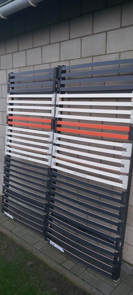 Lattenbodem 90x200, 2 stuks!, 90 cm, Une personne, Enlèvement, Utilisé