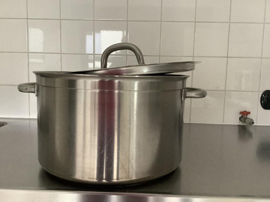 Kookpot inox gas, Ophalen, Zo goed als nieuw, Inox, Koekenpan of Braadpan