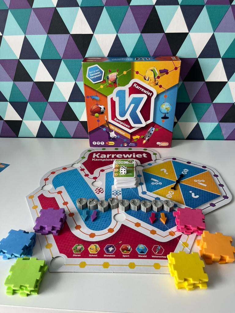 Karrewiet Kampioen - Het Bordspel van Ketnet, Drie of vier spelers, Ophalen, Zo goed als nieuw