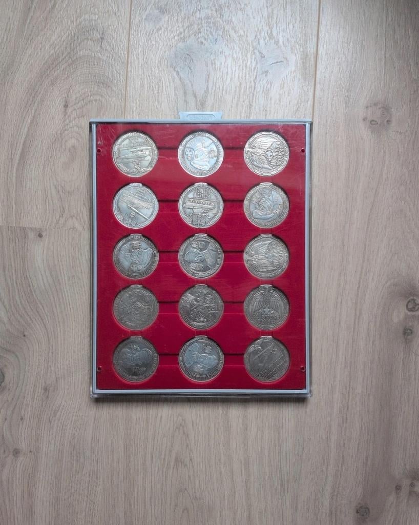 2de wereldoorlog penningen, Timbres & Monnaies, Pièces & Médailles, Enlèvement ou Envoi