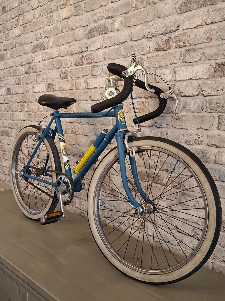 Vintage Kinderkoersfiets 20 inch (7-12) olympiad,rijklaar, Fietsen en Brommers, Ophalen