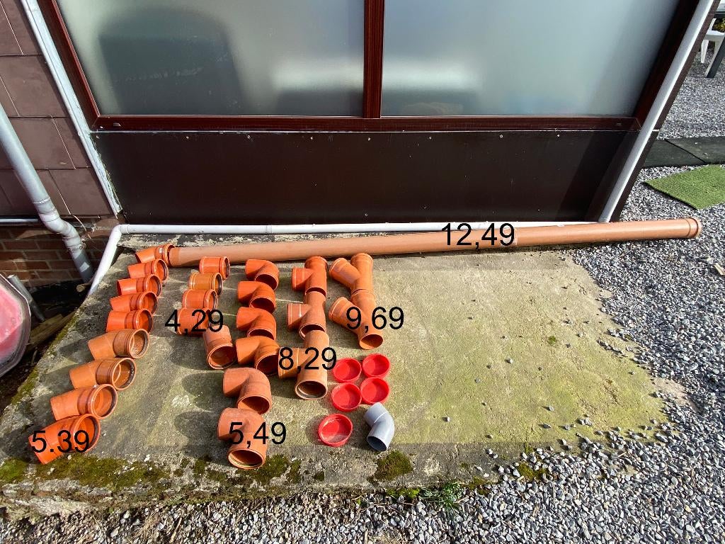 Raccords PVC 110, Neuf, 80 mm ou plus, PVC, Enlèvement