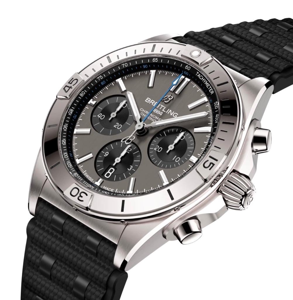 Breitling Chronomat B01 42mm Titanium Nieuw, Ophalen, Overige materialen, Breitling, Polshorloge