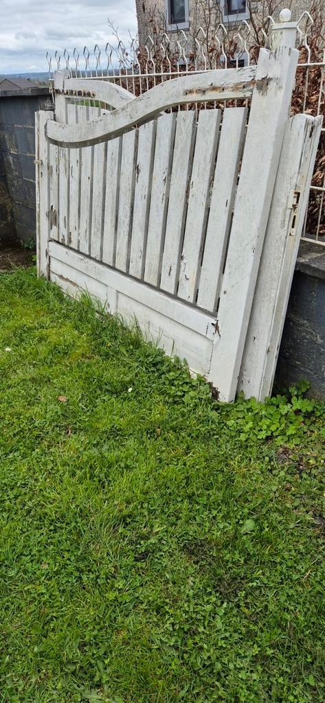 Portail 4m, bois dur, Bois