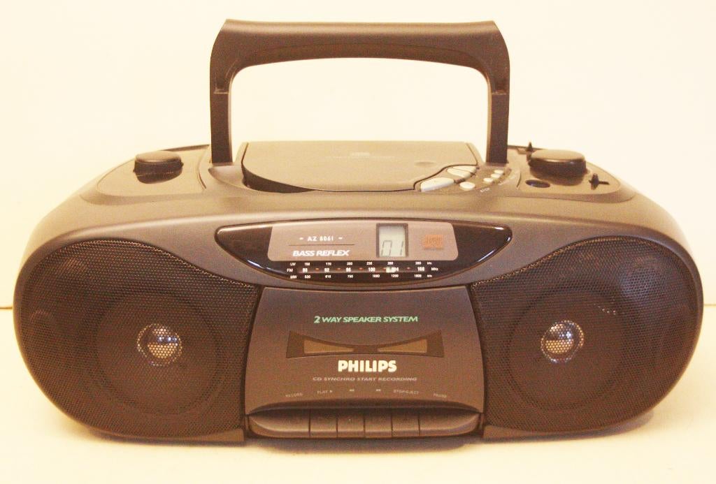 Philips Radio - CD - Cassette Recorder / Dynamic Bass Boost, Audio, Tv en Foto, Stereoketens, Philips, Draagbaar, Ophalen of Verzenden