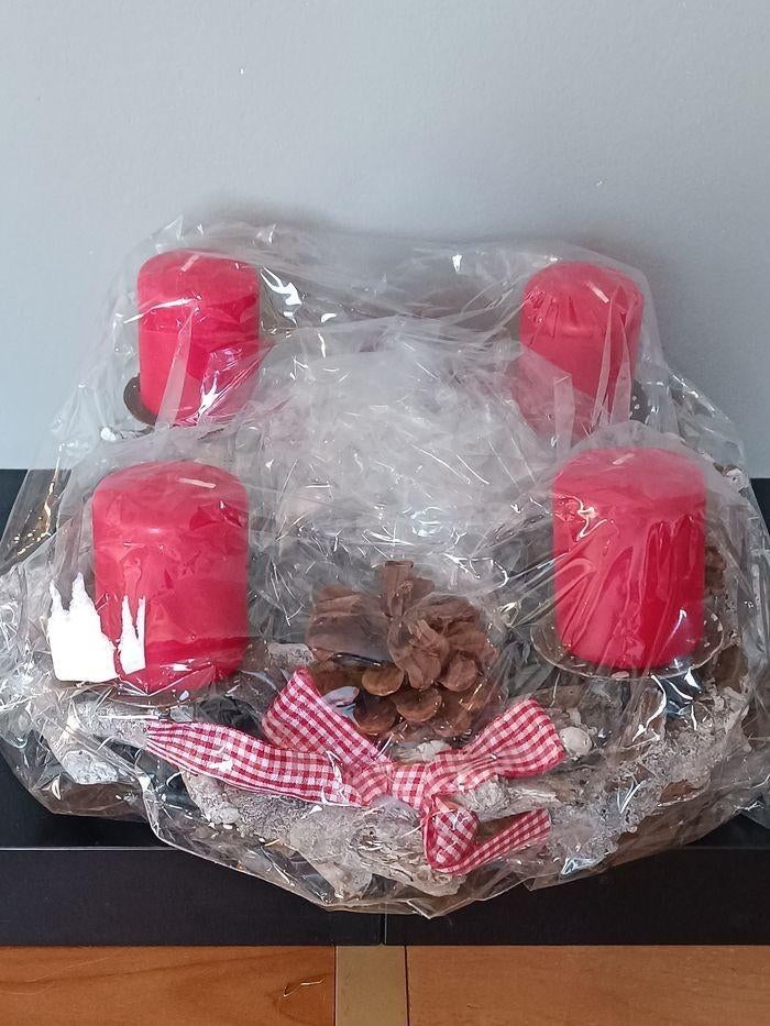 Couronne de l'avent, Huis en Inrichting, Woonaccessoires | Kransen, Ophalen of Verzenden, Nieuw