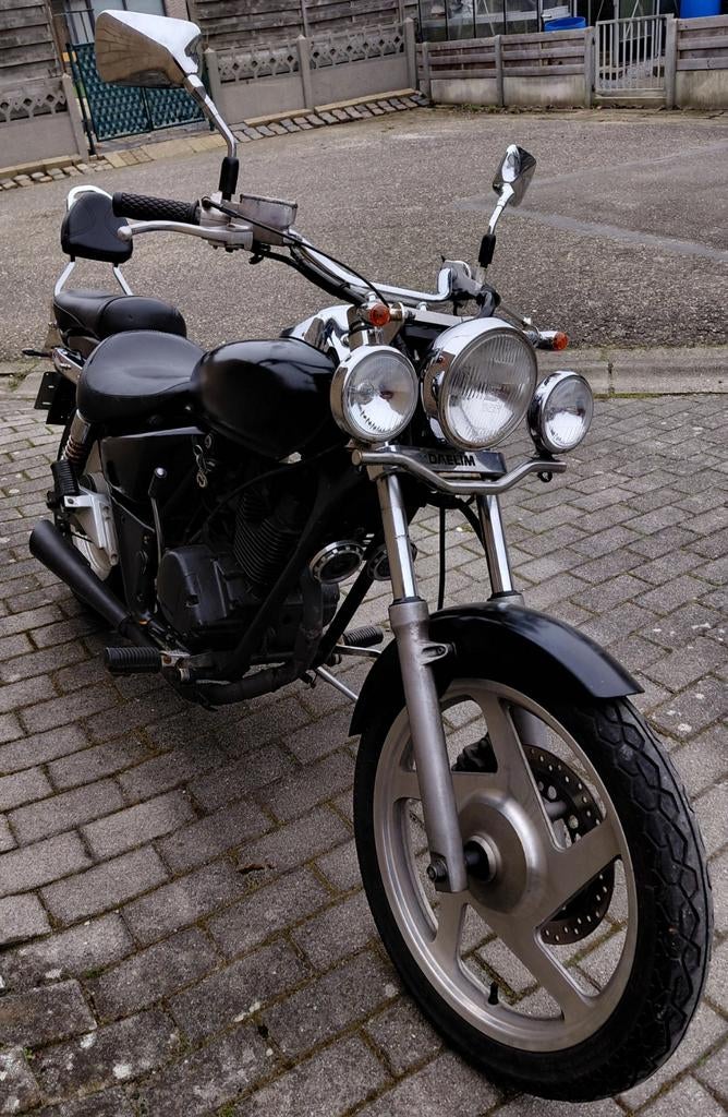 Daelim 125 cc, Motoren, Ophalen